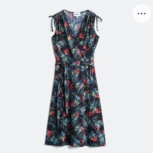 Leota Navy Floral Midi Dress
